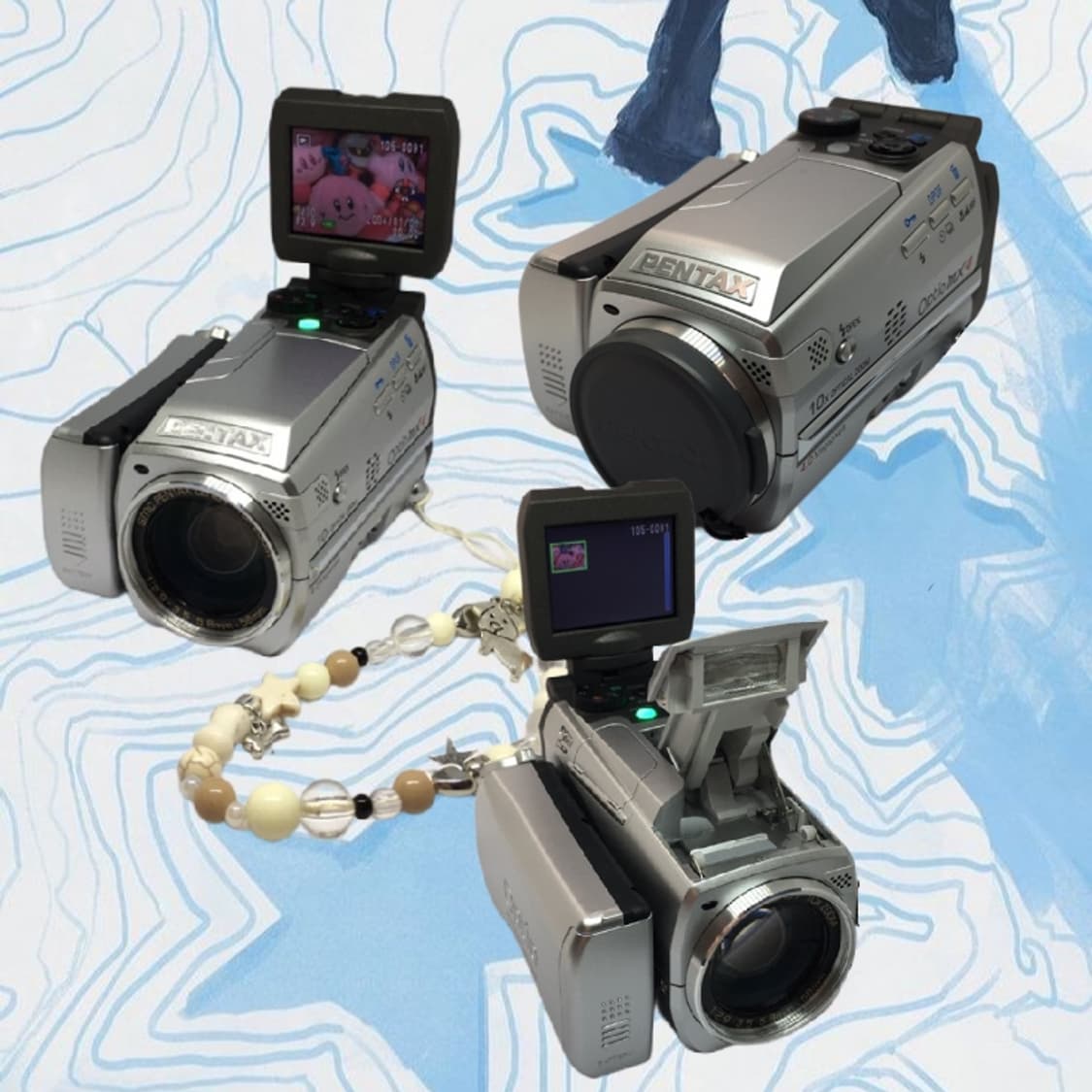 希少 PENTAX ビデオカメラ Optio mx4 PENTAX Pentax Optio MX4 4.0MP Digital Camera - Silver for sale