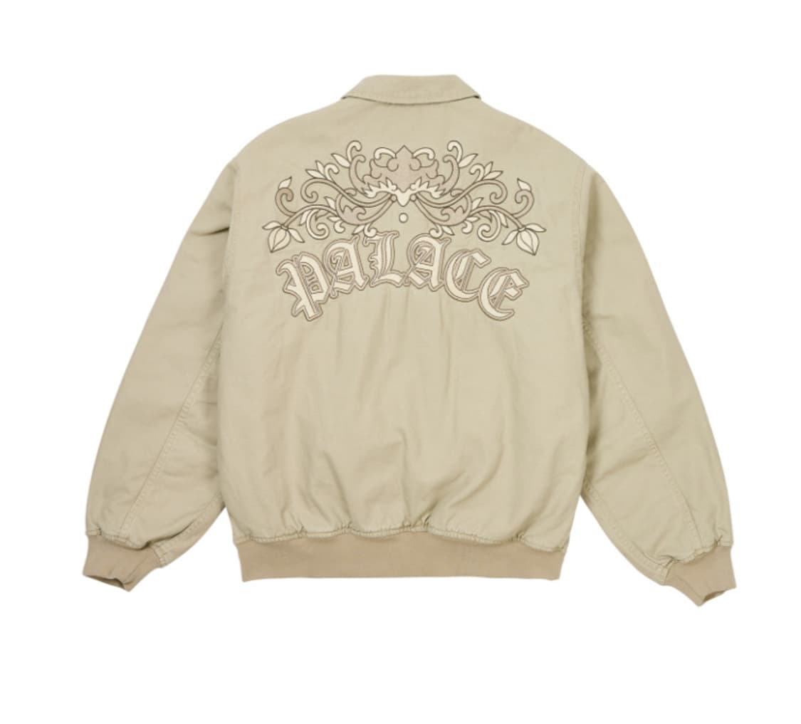 palace floral canvas bomber jacket L | 후루츠패밀리