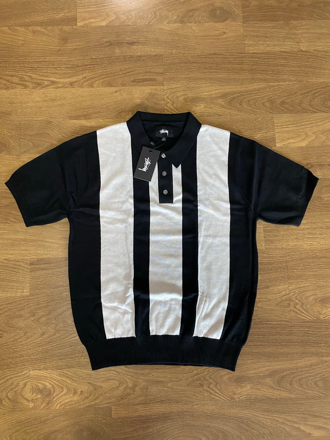 トップス stussy MILES POLO SWEATER Stussy miles polo sweater best sale