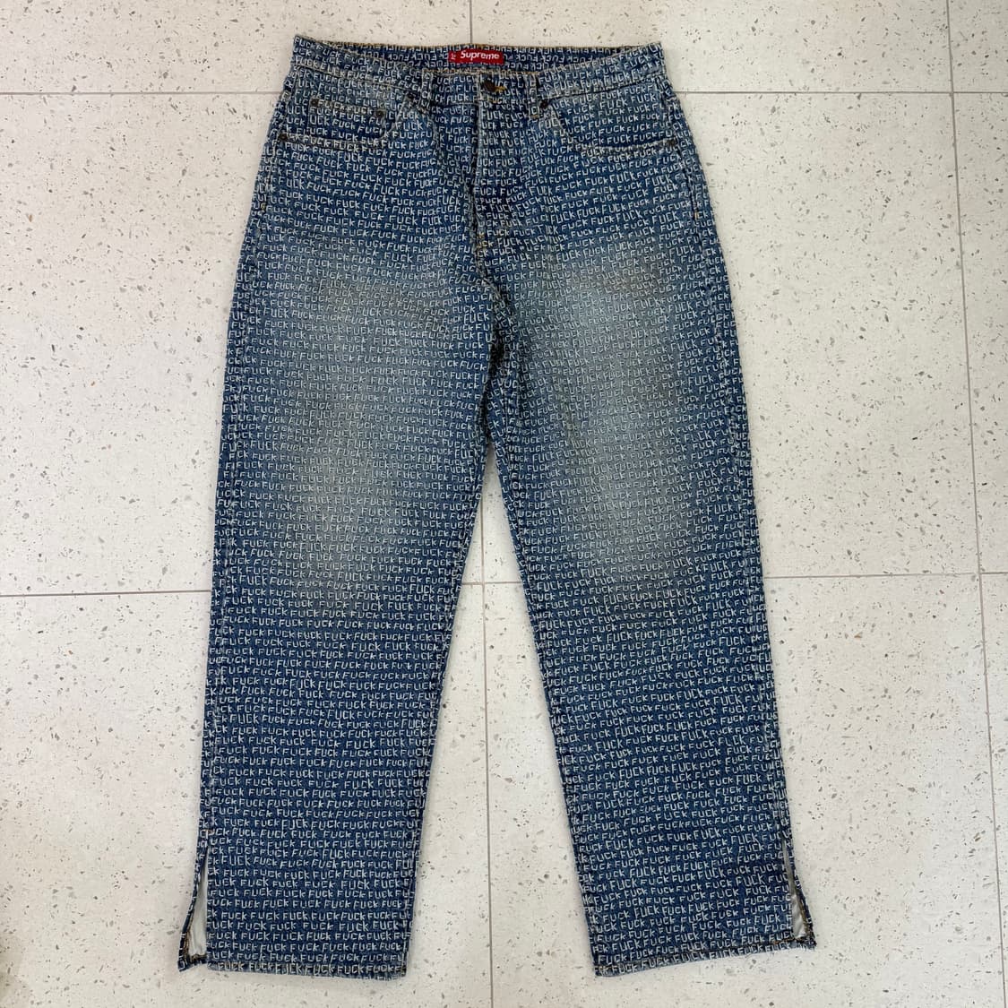 Supreme Fuck Stitch Loose Fit Jean Blue パンツ supreme 20ss loose