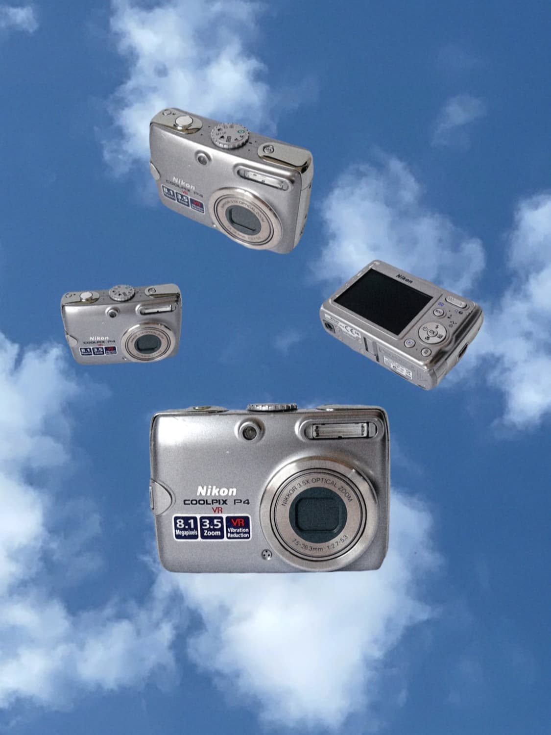 Nikon Coolpix P4 VR Digital Camera #52215J