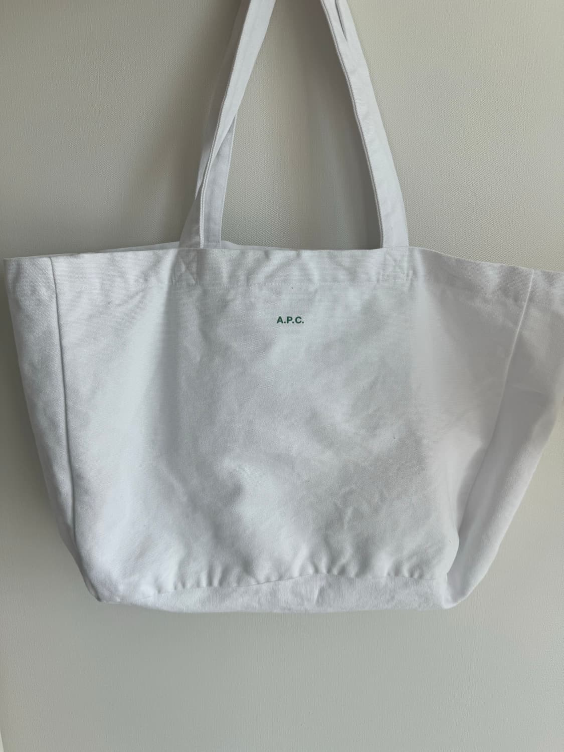 A.P.C. X JJJJound ホワイトエコバッグ JJJJound White Hotel Totebag – MANIFESTO
