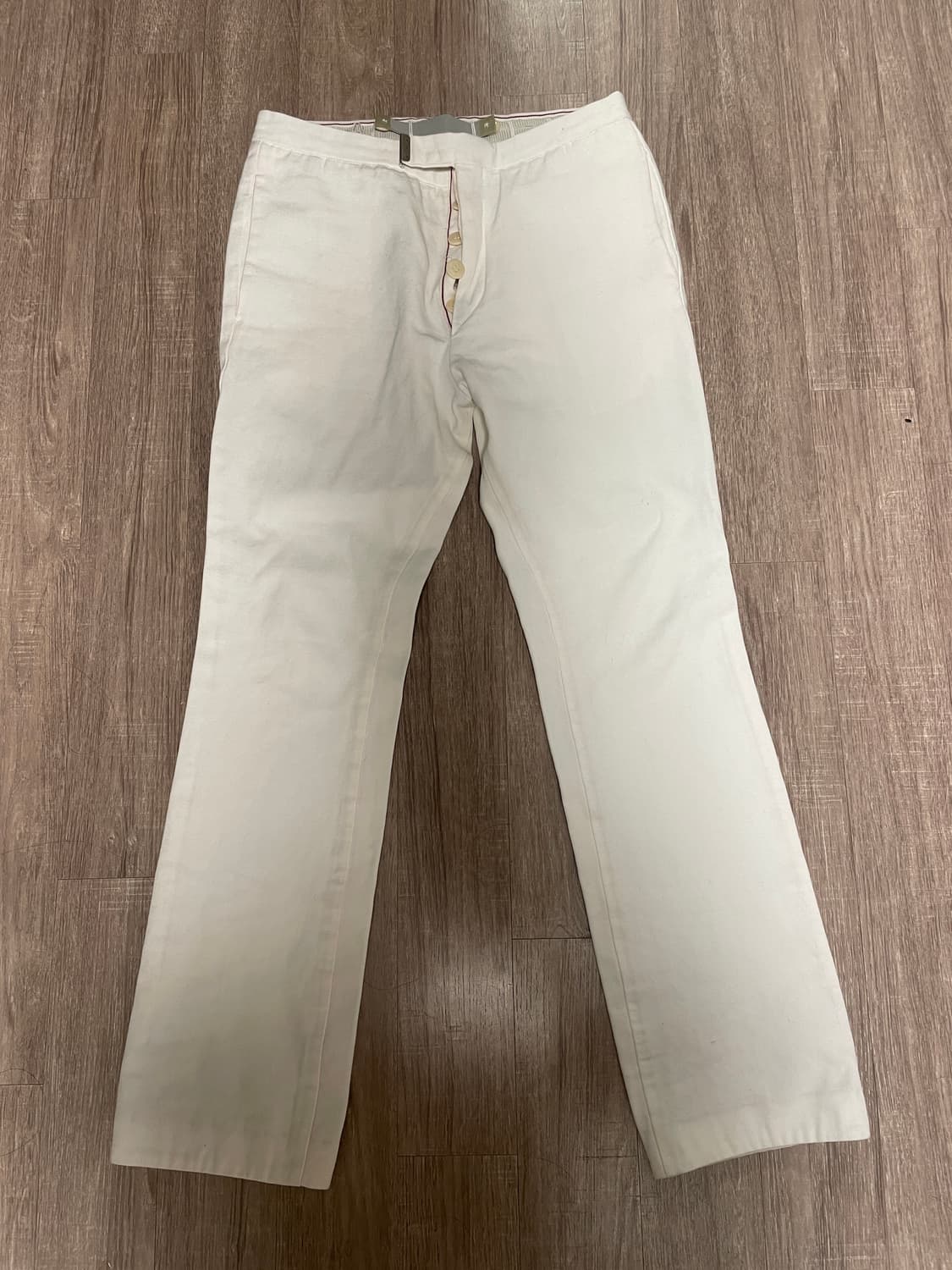 CAROL CHRISTIAN POELL】ツイストデニムパンツ ホワイト y*5様 09AW