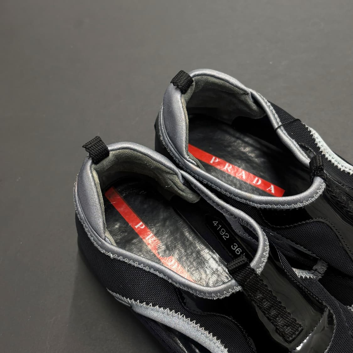PRADA SPORTS squarefront slip-ons | 후루츠패밀리