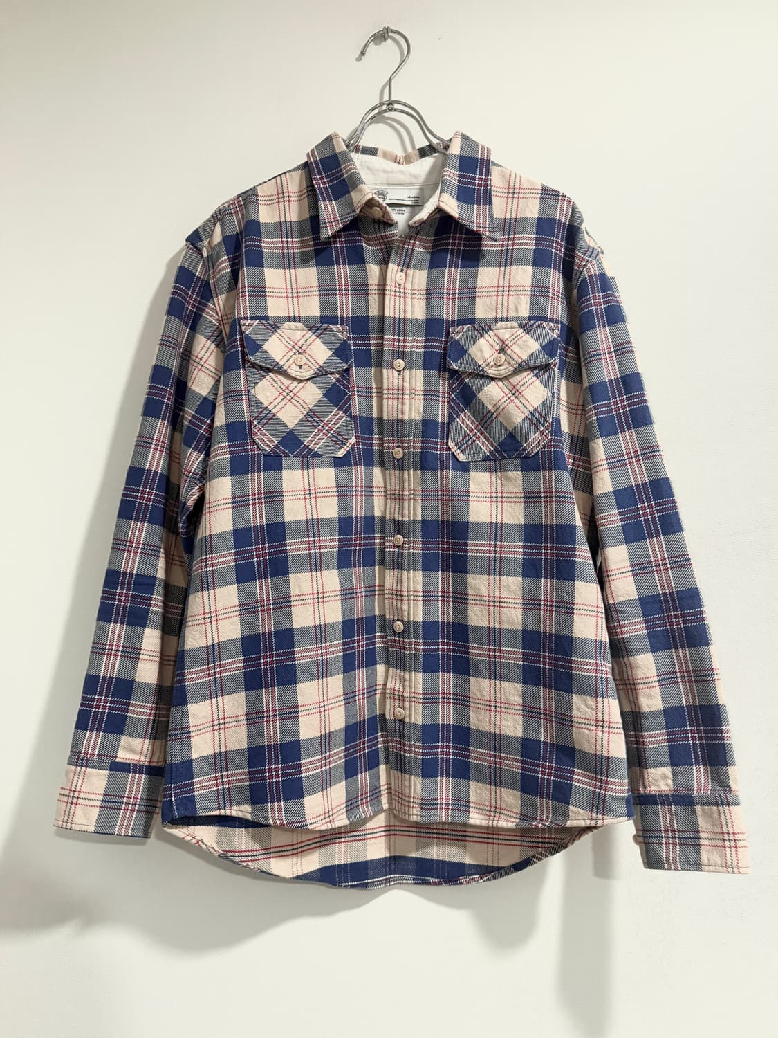 VISVIM 17SS/BLACK ELK FLANNEL BLACK ELK visvim QGW1227108671 cuff