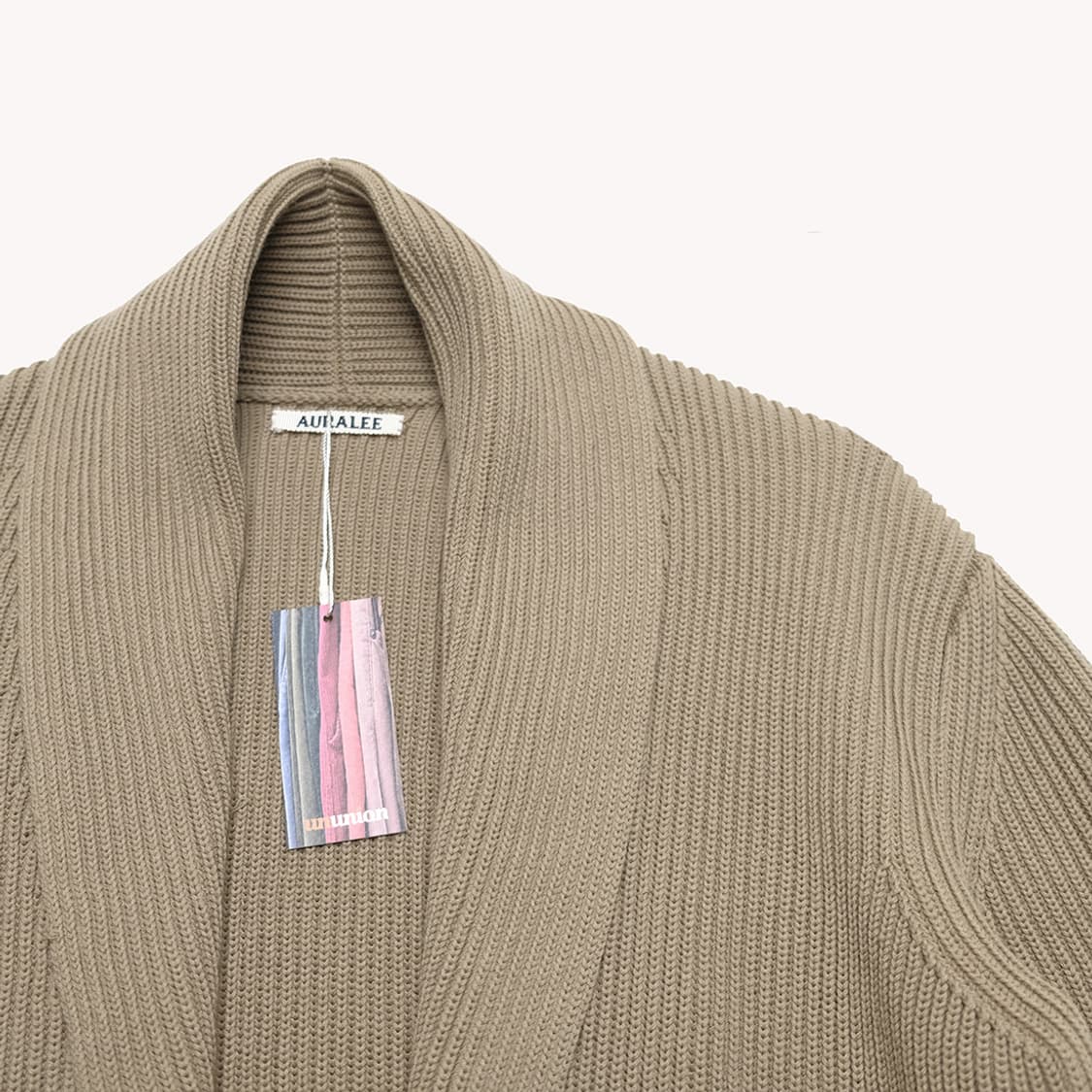 super fine wool rib knit gown | 후루츠패밀리