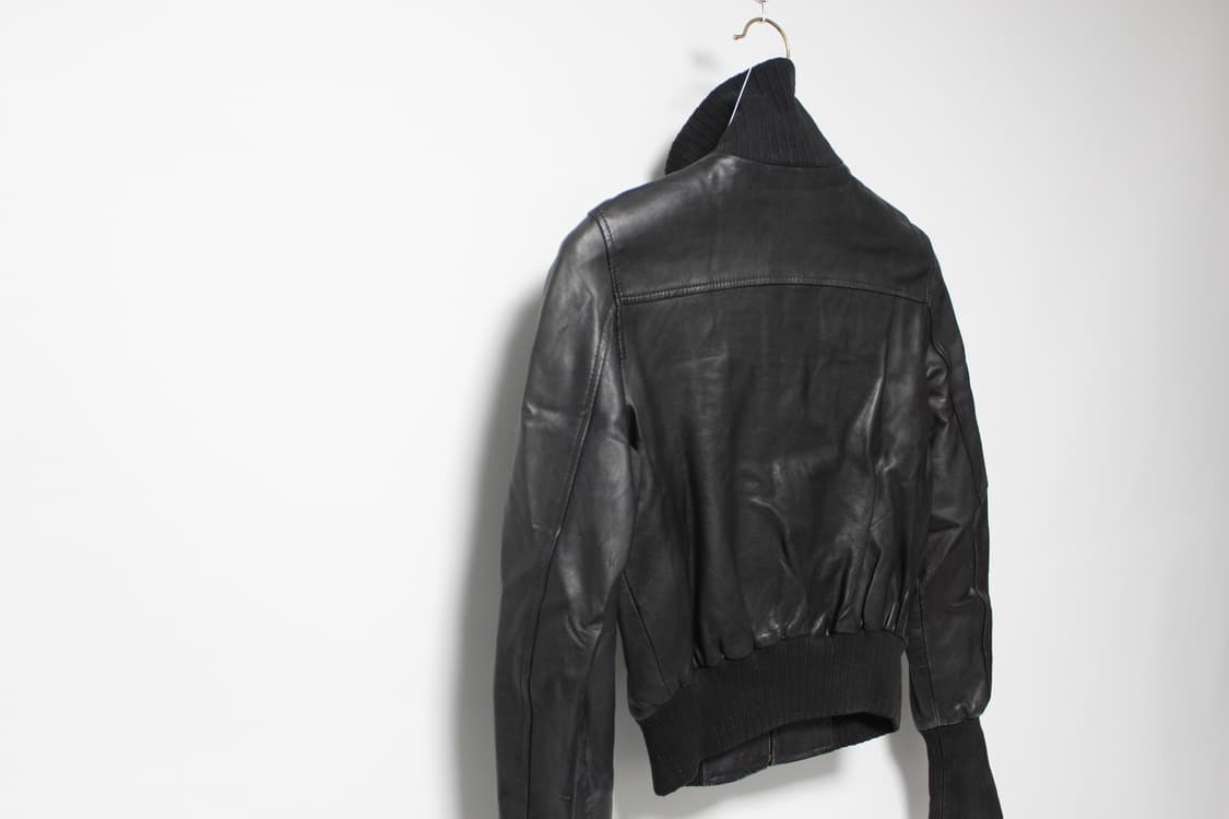 00s OLD GAP LEATHER BOMBER JACKET | 후루츠패밀리
