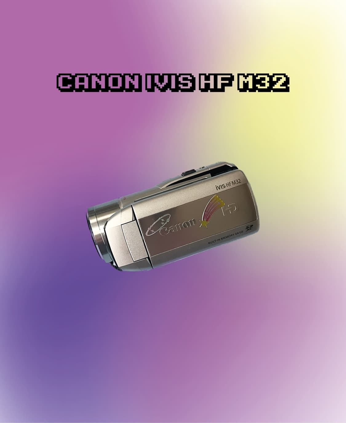 Canon デジタルビデオカメラ iVIS HF M32 スノーシルバー IVISHFM32SL