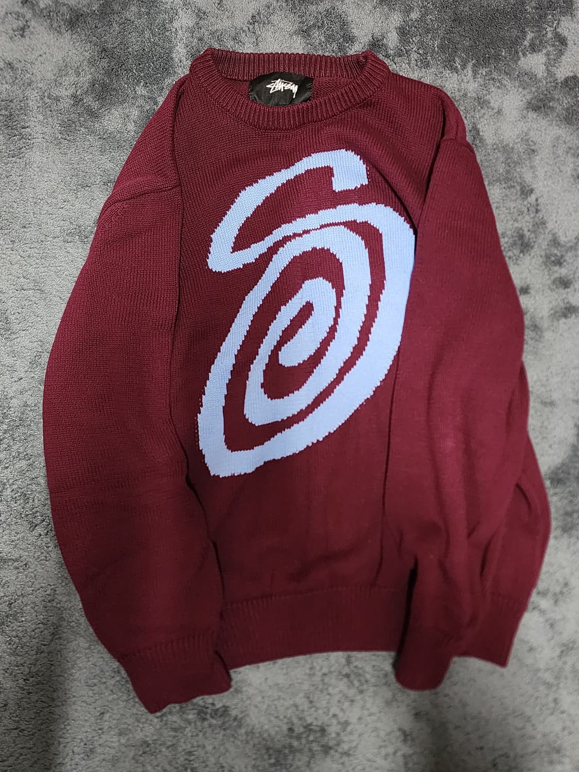 STUSSY curly s sweater ニットセーター STUSSY CURLY SWEATER ニット