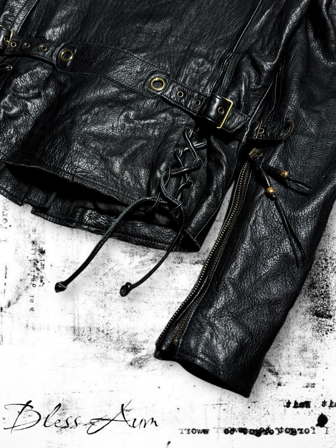 Share Spirit - Goat leather rider jacket | 후루츠패밀리 Share Spirit - Goat leather rider jacket | 후루츠패밀리