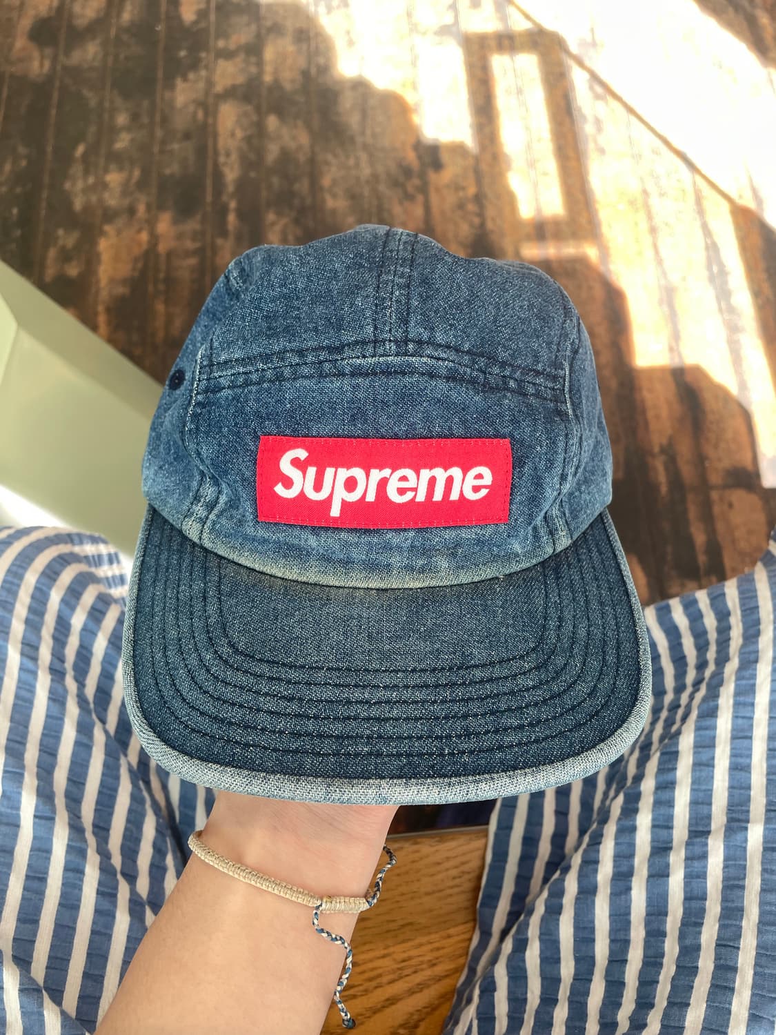 Supreme Multicolor Supreme denim camp cap 18ss Denim Camp cap 18ss