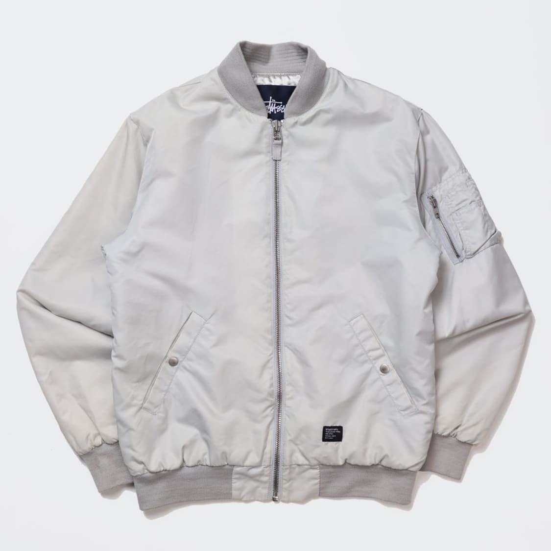MA-1スタイル ダークグレー ジャケット STUSSY MA-1 stussy Stussy MA