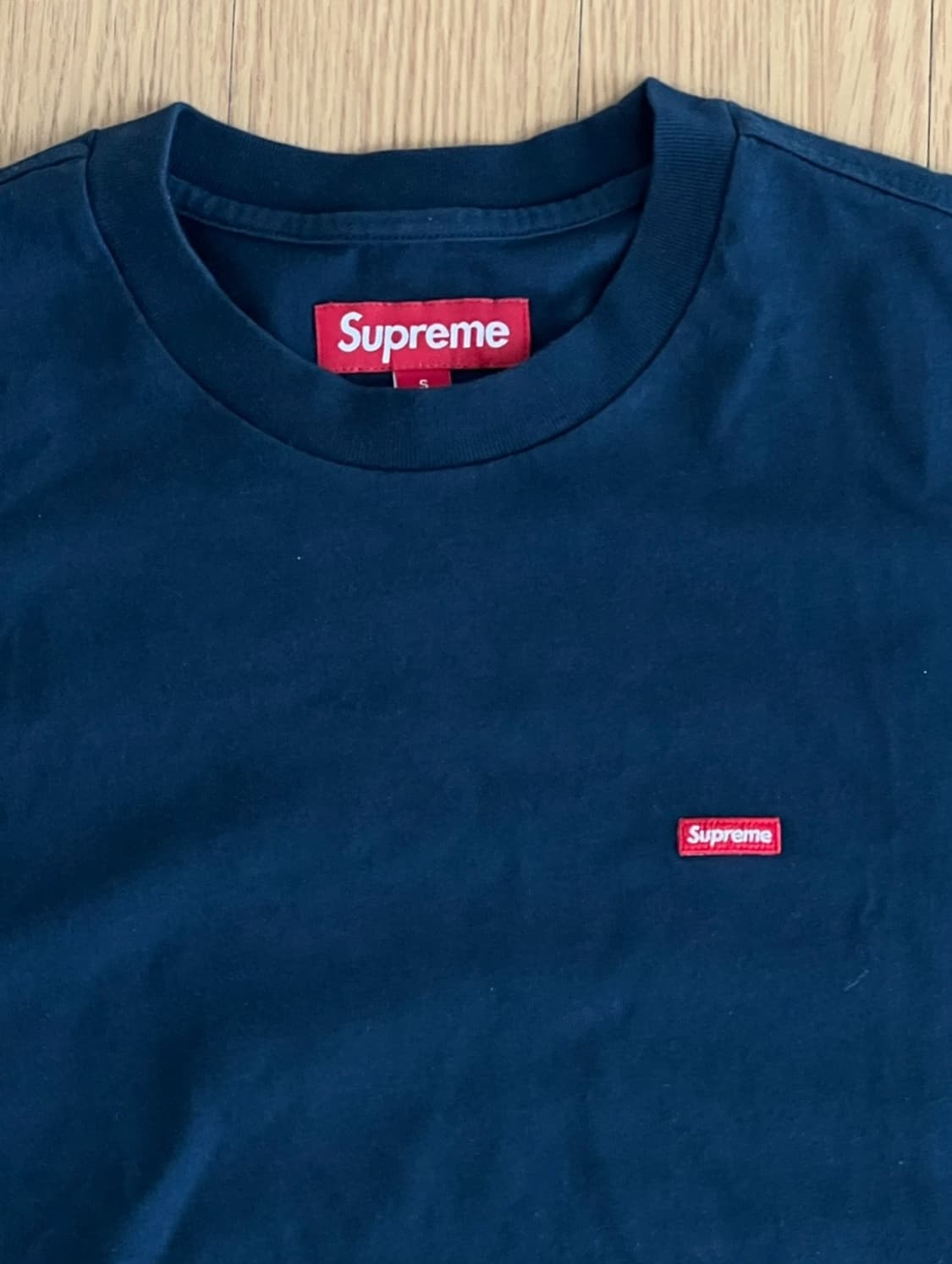 【Supreme】Small Box T-Shirt★Navy★24SS★ Supreme Small Box Tee (SS24) - $60