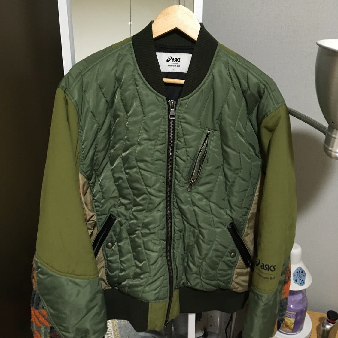 앤더슨벨(ADSB ANDERSSON BELL) AB Contrast Quilting Bomber Jacket