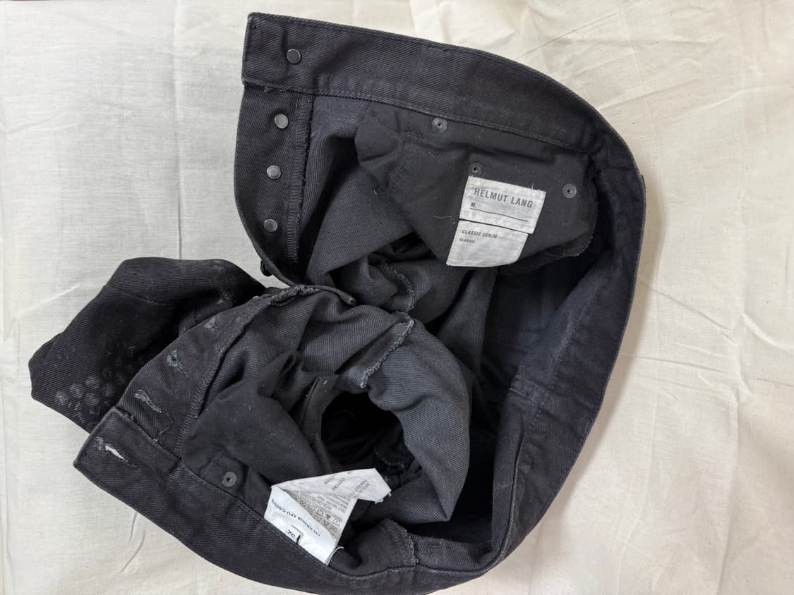 Helmut lang 03ss rubber tire print jeans | 후루츠패밀리