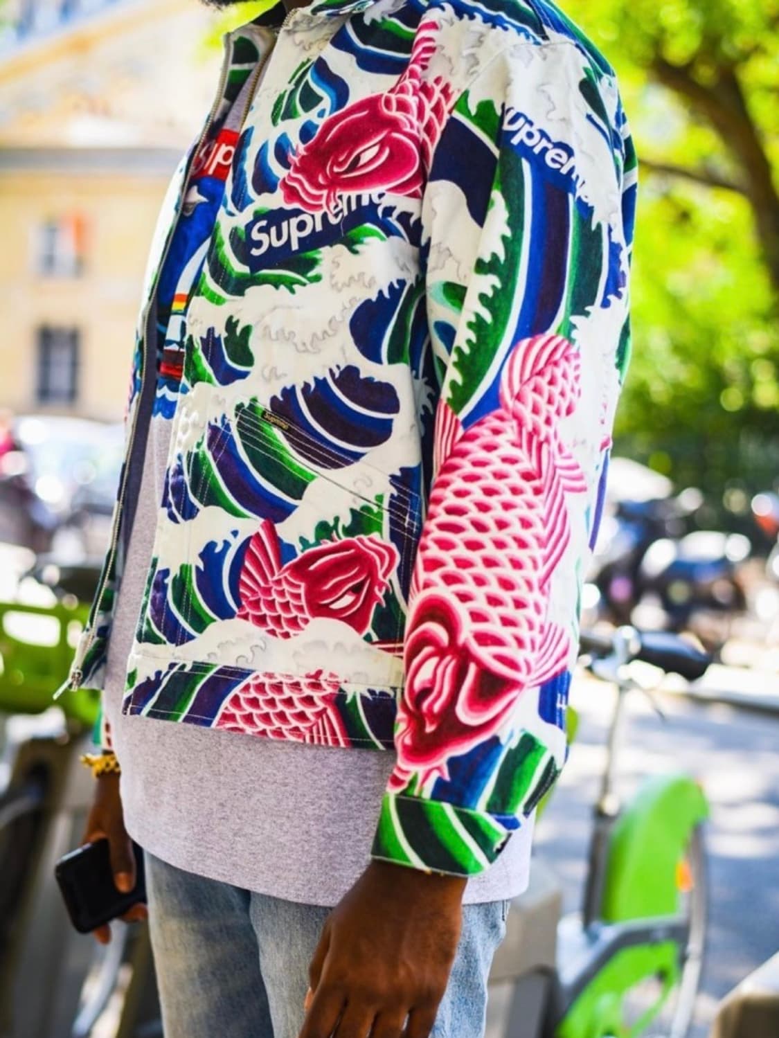 SUPREME Waves Work Jacket - L | 후루츠패밀리