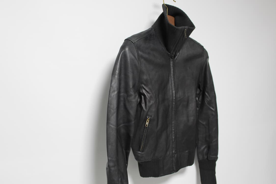 OLD GAP 00s〜 cow leather bomber jacket OLD GAP 00s〜 cow leather bomber jacket 00s Old Gap】Cow