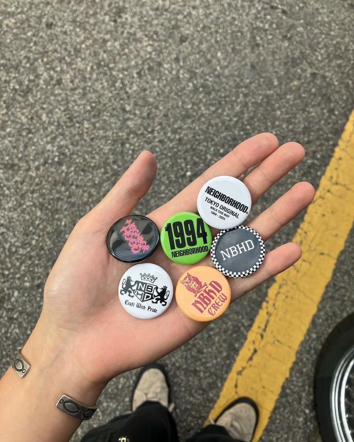 【NEIGHBORHOOD】PIN BUTTON SET NEIGHBORHOOD] SRL . PIN BUTTON SET - MOLDNEST