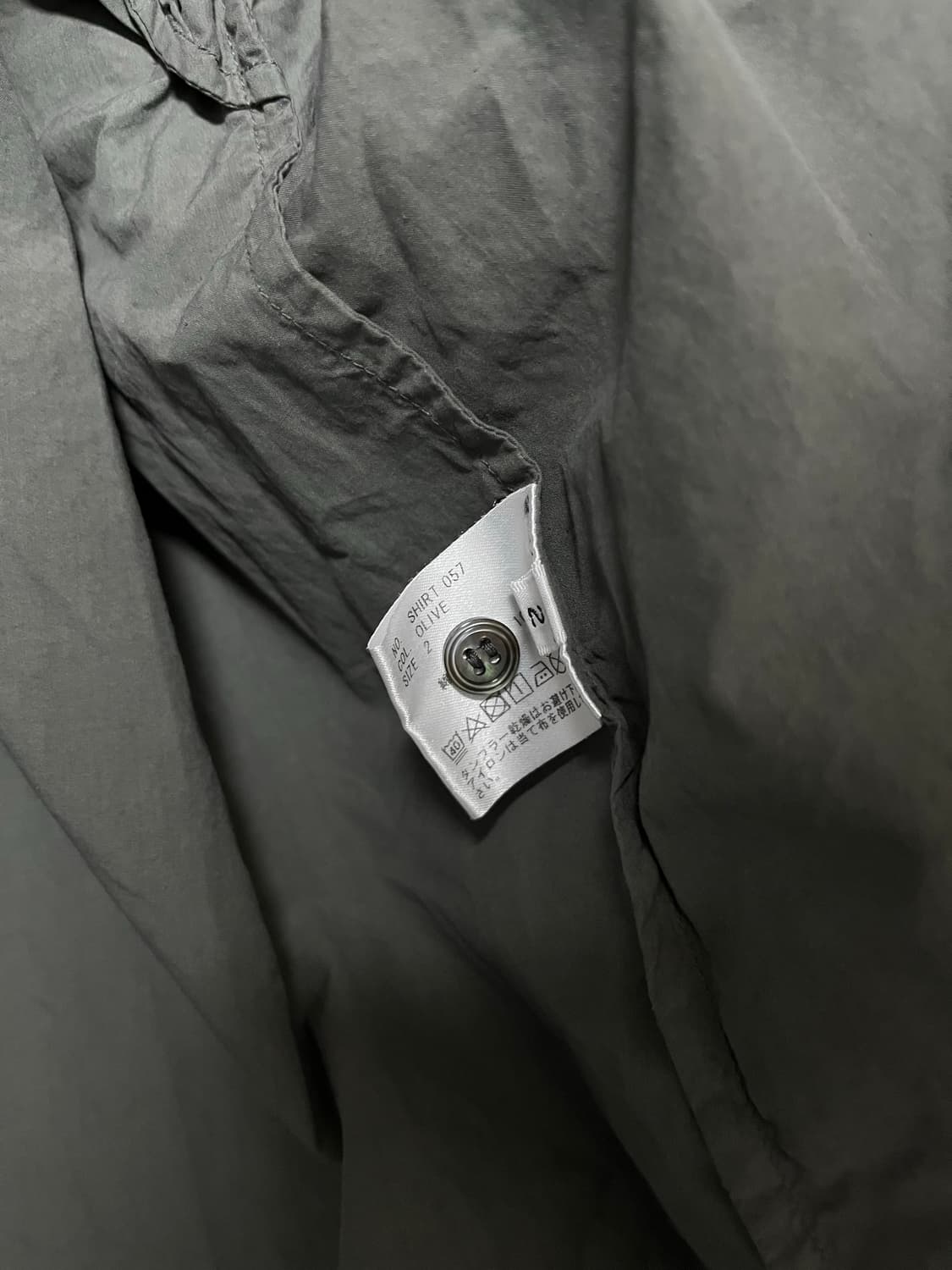 2] 유겐 heugn / 23SS bobby shirt / olive | 후루츠패밀리