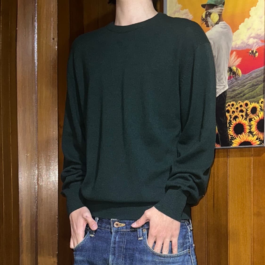 80's Comme des garcons homme wool knit | 후루츠패밀리