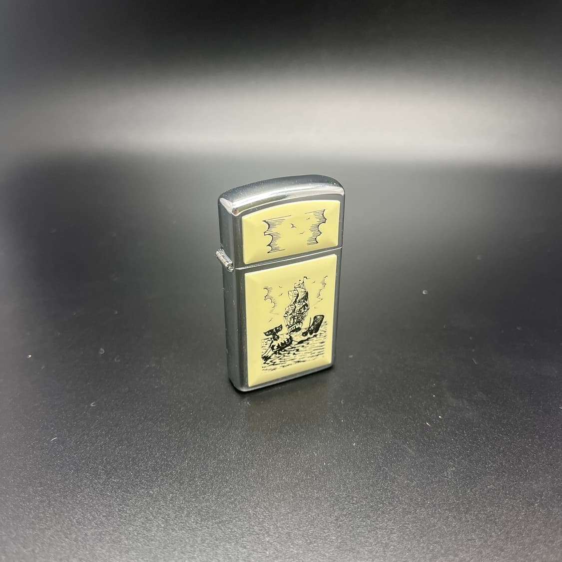 ZIPPO whale candalFin 2000Zippo Hawaii Whales シルバーライター