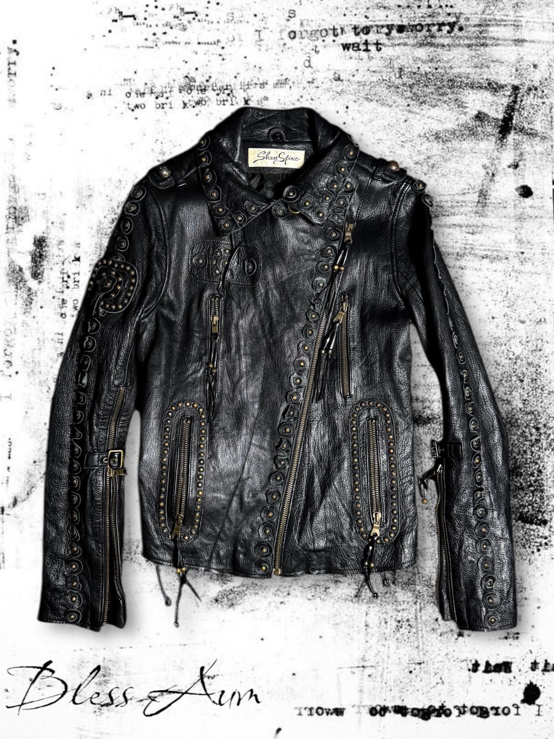 Share Spirit - Goat leather rider jacket | 후루츠패밀리 Share Spirit - Goat leather rider jacket | 후루츠패밀리