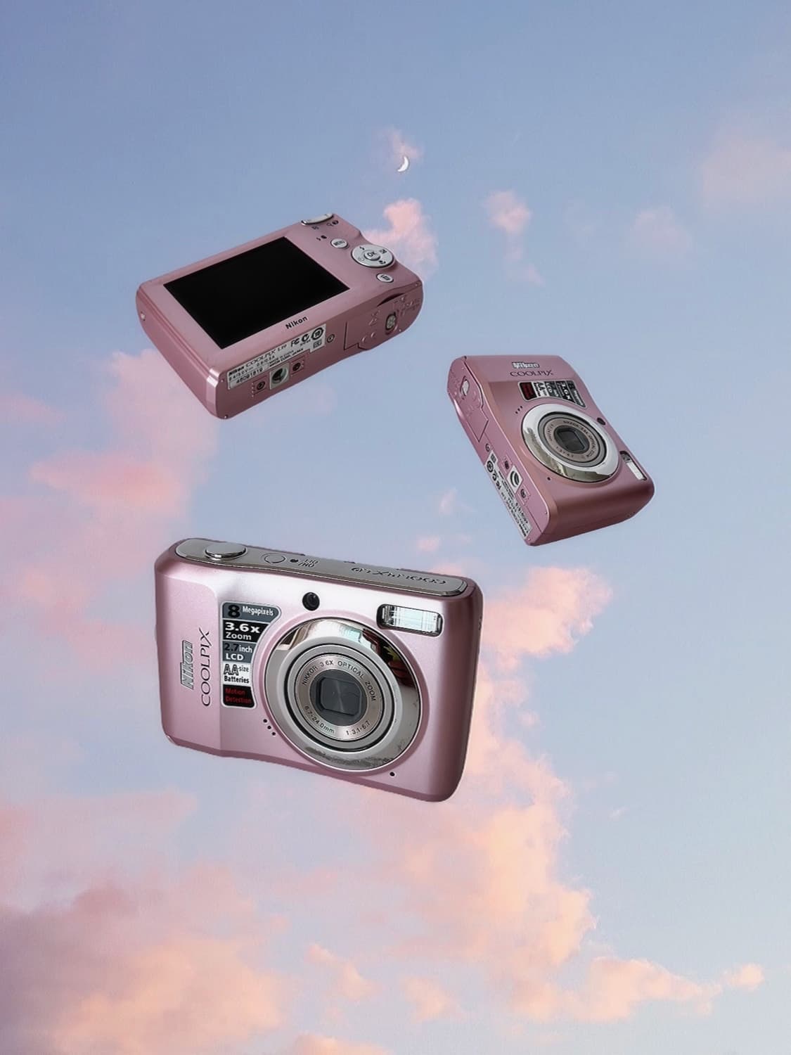 Nikon COOLPIX L19 ピンク Nikon CoolPix L19 Digital Compact – Retro