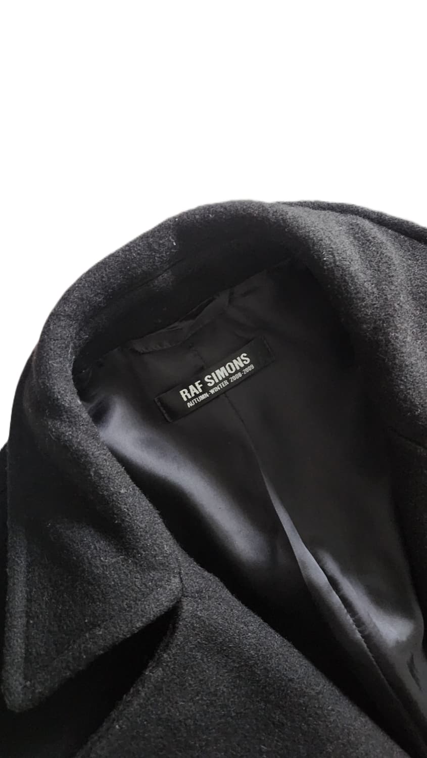 ジャケット・アウター AW2008 Raf Simons wool napoleon coat 2008aw