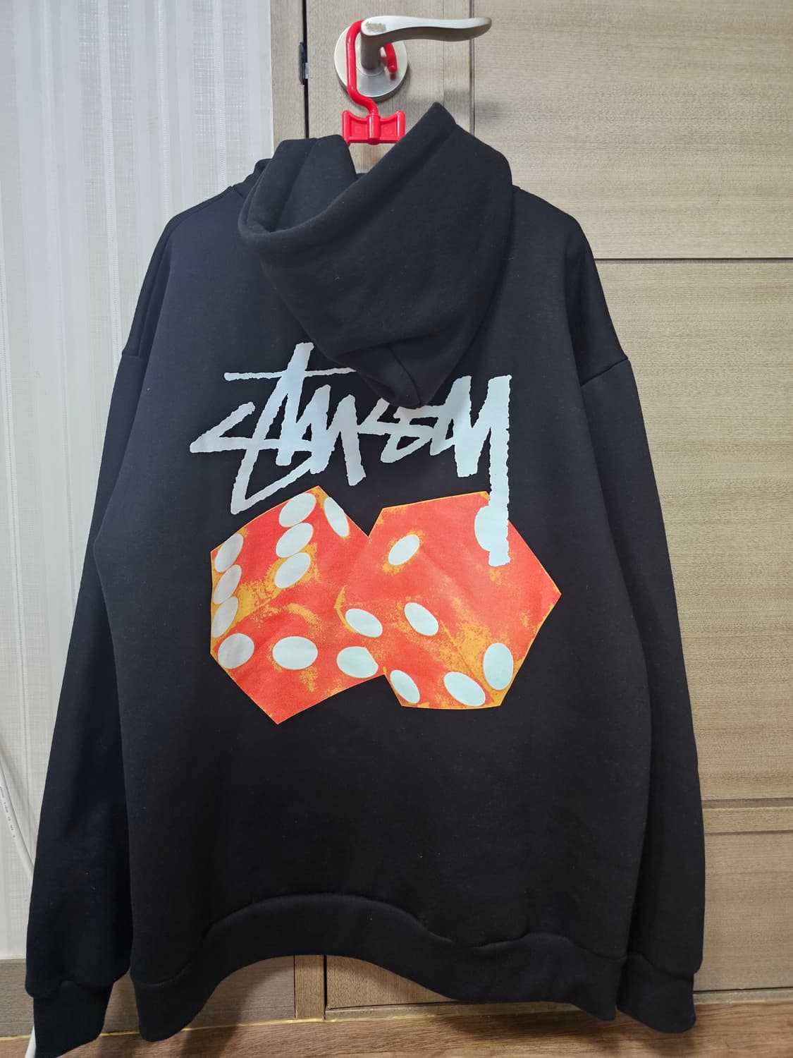 Stussy Diced Out Hoodie Black L | 후루츠패밀리