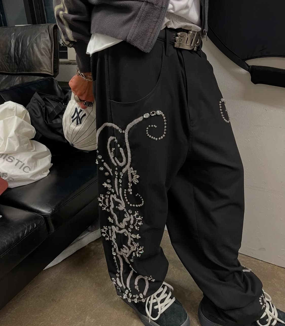 AFB LOGO BUCKLE BELT サイズ90 LOGO BUCKLE BELT – AFB