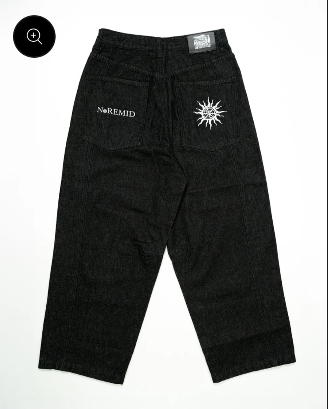 パンツ noremid RIGIT SUPER BAGGY DENIM black NOREMID RIGIT SUPER BAGGY DENIM – BLACK | 후루츠패밀리