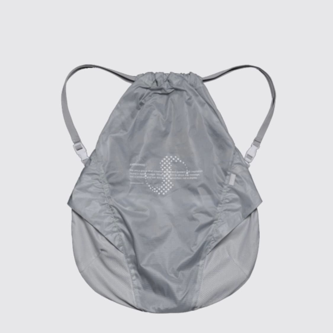 【OJOS】 DEFORMABLE LIGHT GYM SACK : GREY OJOS | Deformable Light Gym Sack - 3-Way 변형 가능
