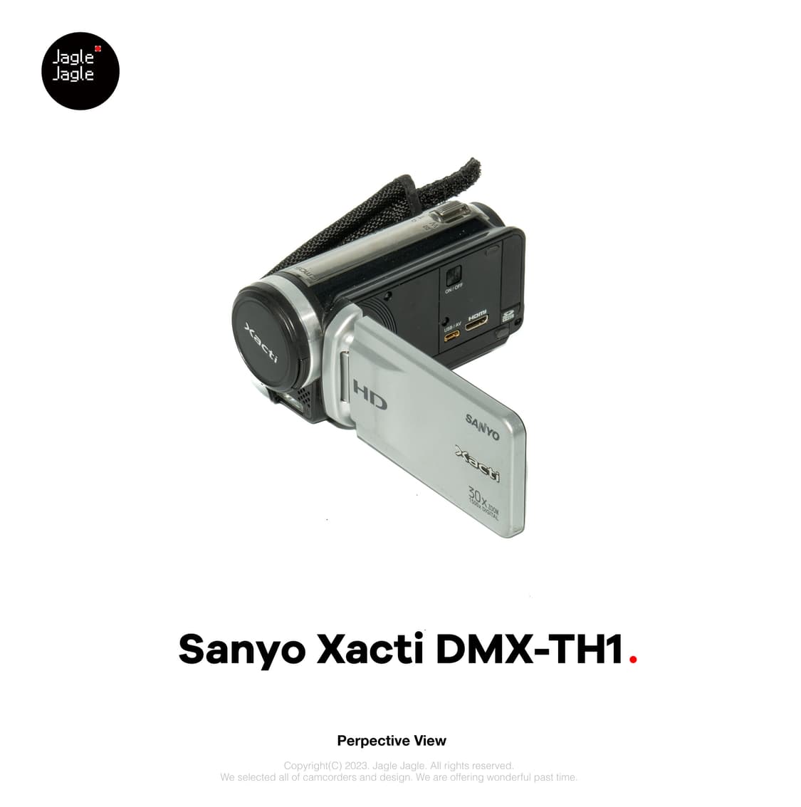 Xacti  DMX-TH1  sanyo 美品 Sanyo Xacti DMX-TH1 Vintage Camcorder Camera Full Box #산요