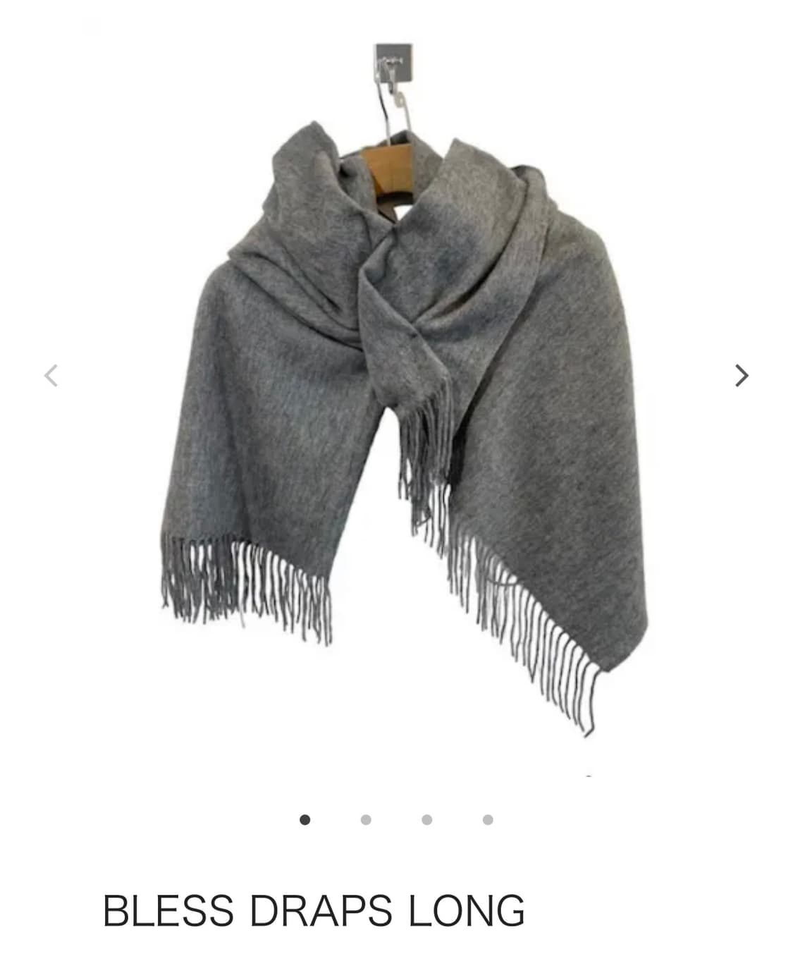 BLESS Draps Long Scarf Greymelange : wwtwseoul BLESS Draps