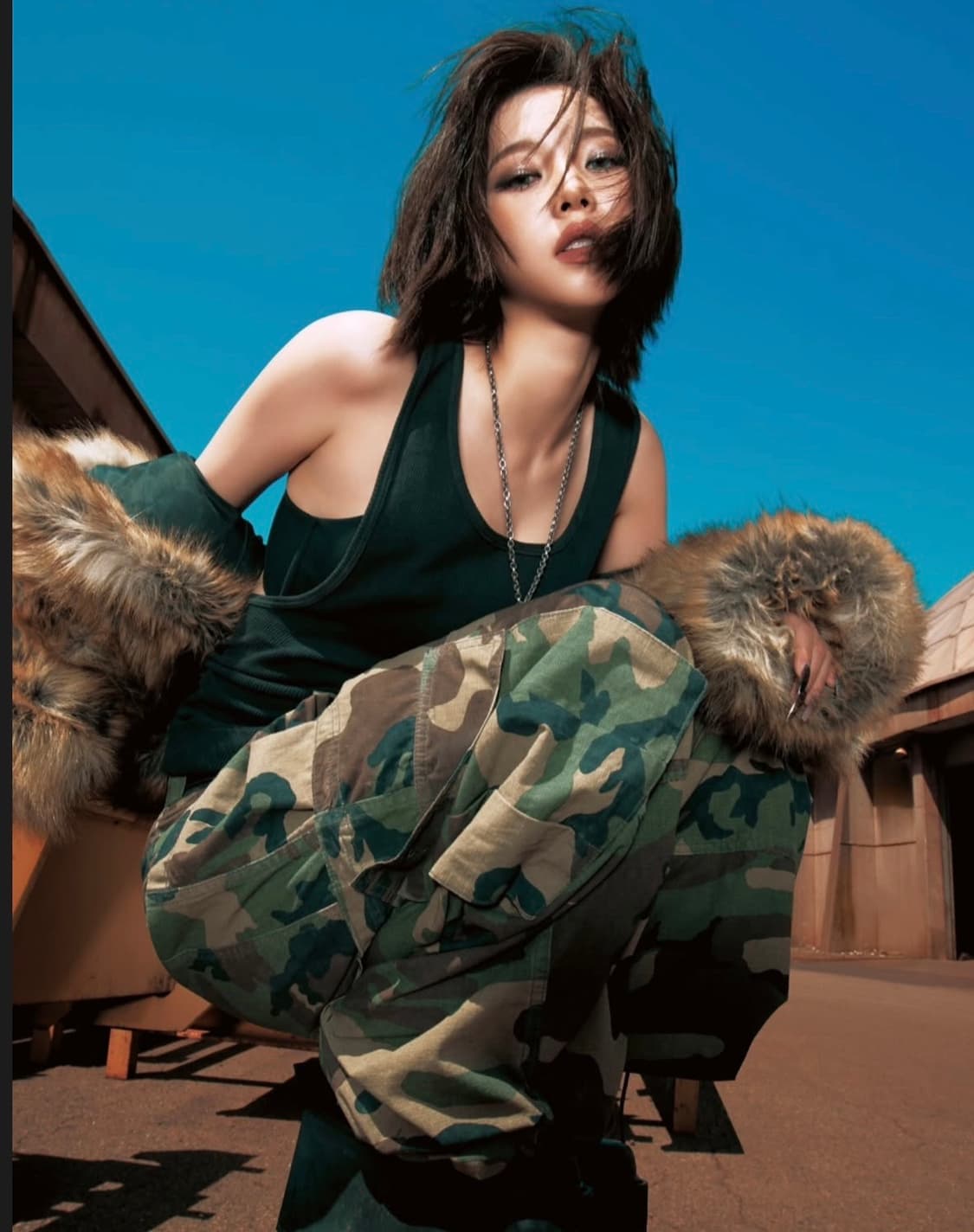 HYACYN PANTS SEVAR ROF CAMOUFLAGE WASHED | 후루츠패밀리