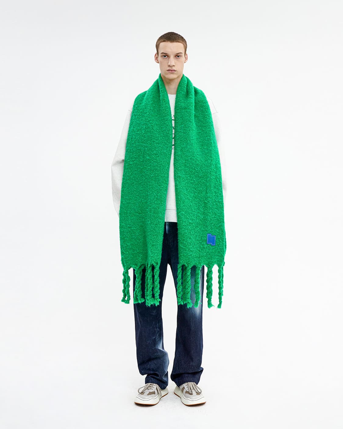 小物 ADERERROR Albert else muffler green 小物 ADERERROR Albert else muffler green ADERERROR Albert