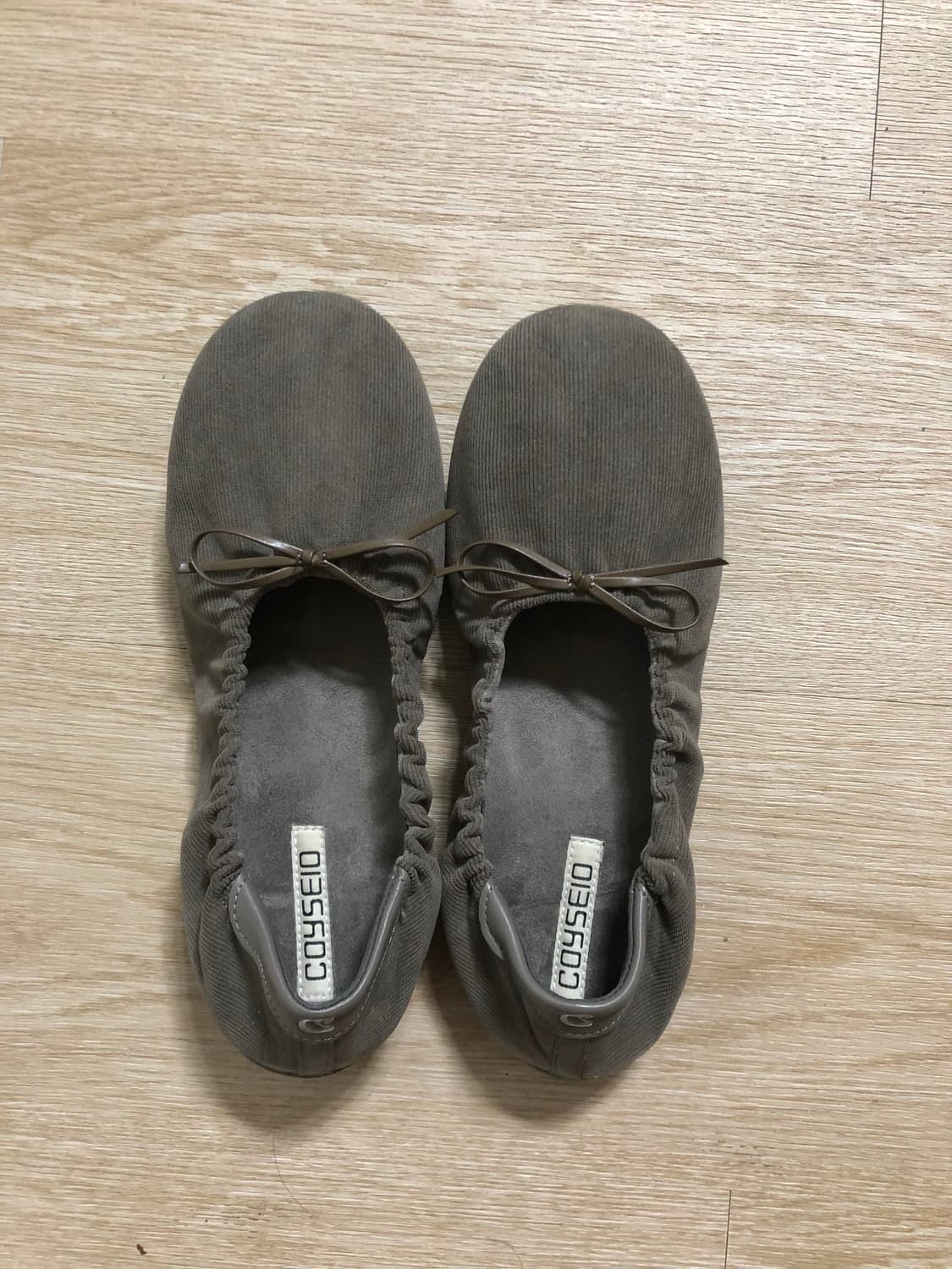 ★COYSEIO★SHIRRING FLAT SHOES SHIRRING FLAT SHOES BROWN - coyseio