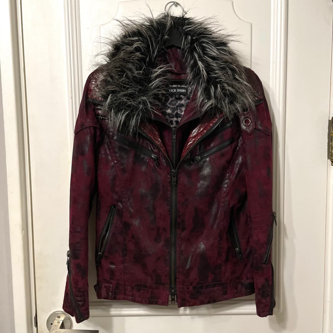 Vice Fairy Coated Rider Jacket Showcasing a very sought after