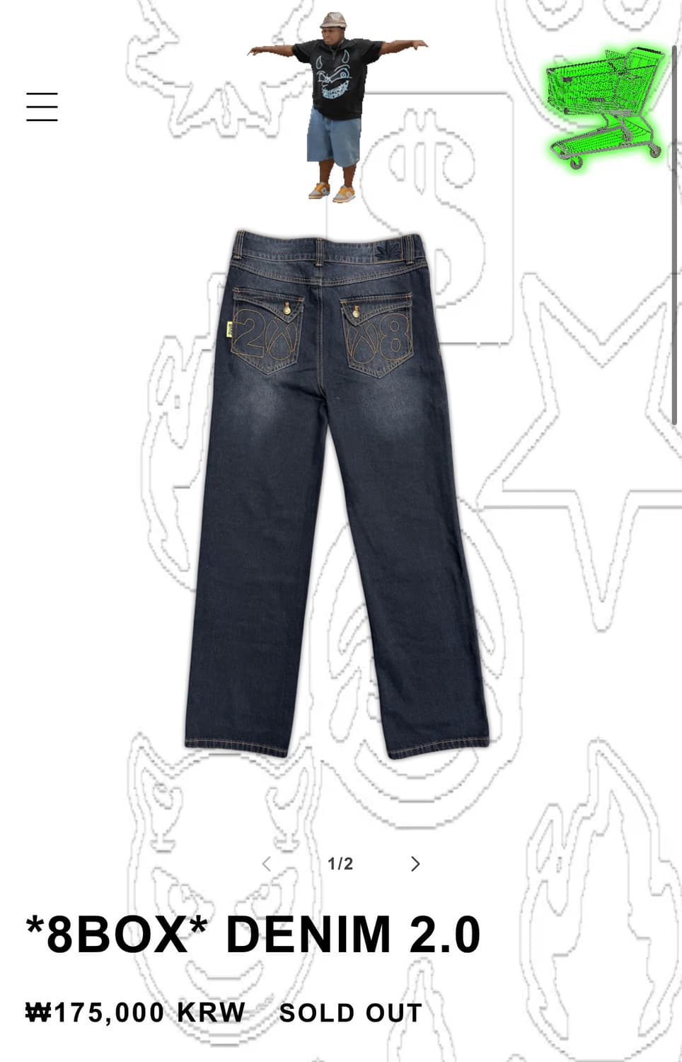 パンツ fuckthisindustry 8BOX DENIM 2.0 32 New fuckthisindustry 8BOX DENIM 2.0 32 Fuck This Industry Apparel