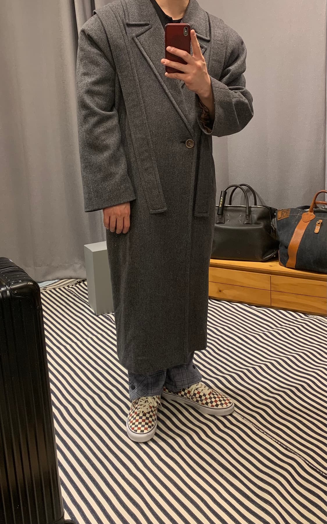 MAGLIANO마그리아노 헤링본fatale wrap코트 | 후루츠패밀리