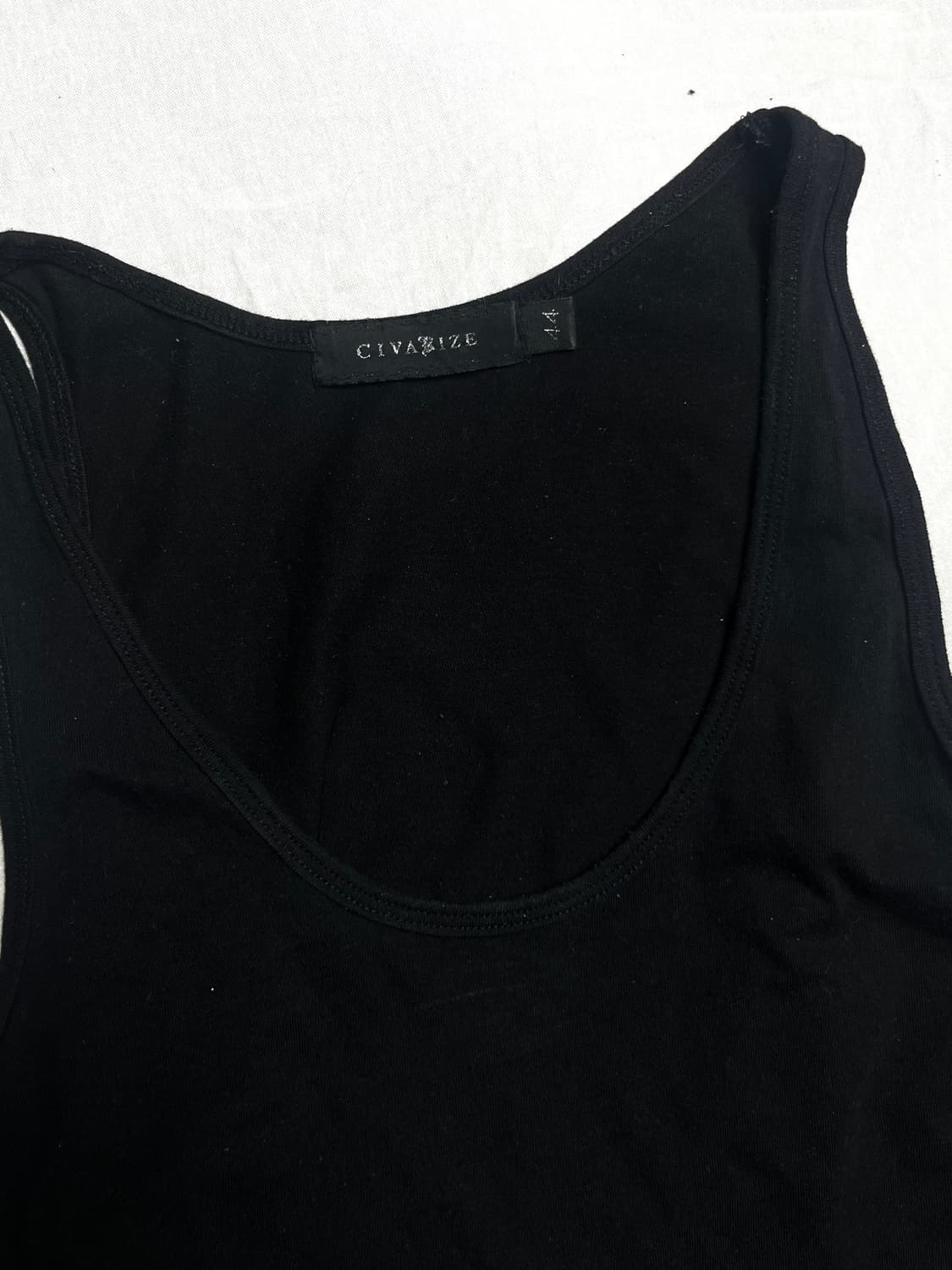 Civarize 00s distressed grunge tank top | 후루츠패밀리