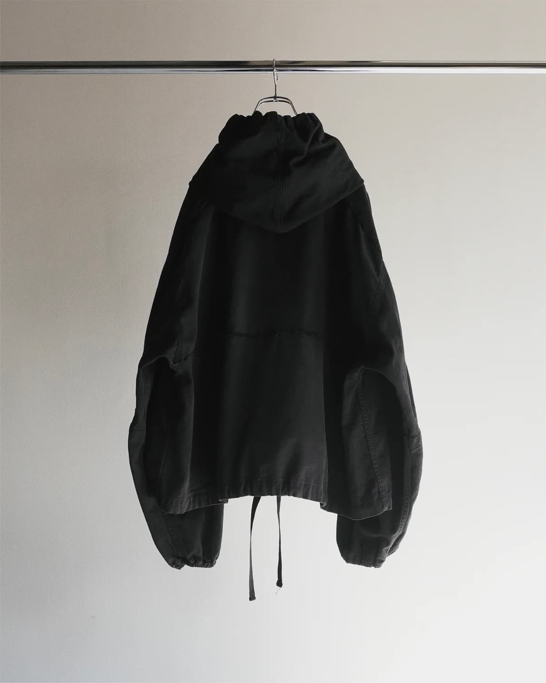 Ancellm 24aw DRILL HOODIE JACKET(BLACK) | 후루츠패밀리