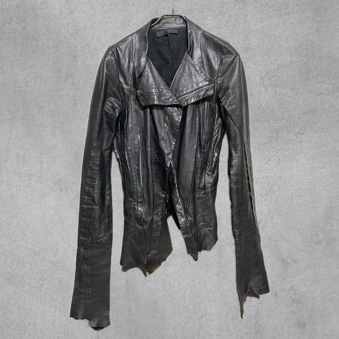 ekam goat skin leather jacket | 후루츠패밀리