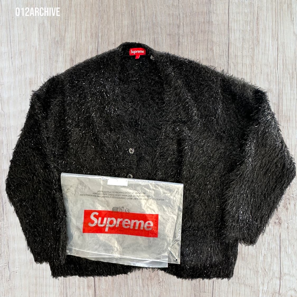23ss Supreme Sparkle Cardigan Black XL XL supreme Sparkle Cardigan