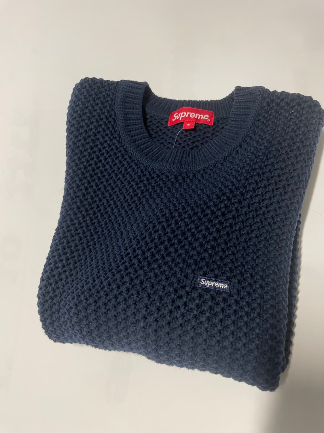 Supreme Open Knit Small Box Sweater Supreme 】Open Knit Small Box