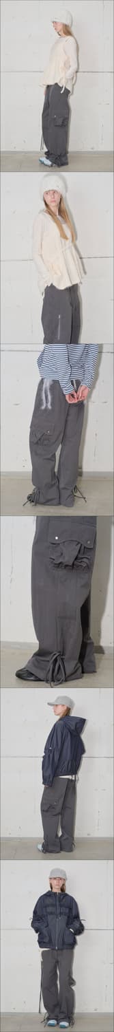 ◆typeservice◆ Dumpling Pocket Pants Charcoal NATB02CHF 러드 - 타입서비스 Dumpling Pocket Pants [Charcoal]