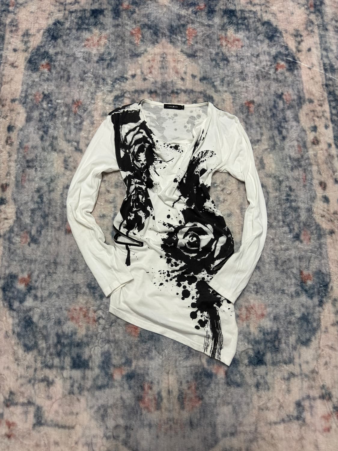 トップス 00s civarize long sleeve japanese label 00s civarize long sleeve japanese label 00s civarize cross long