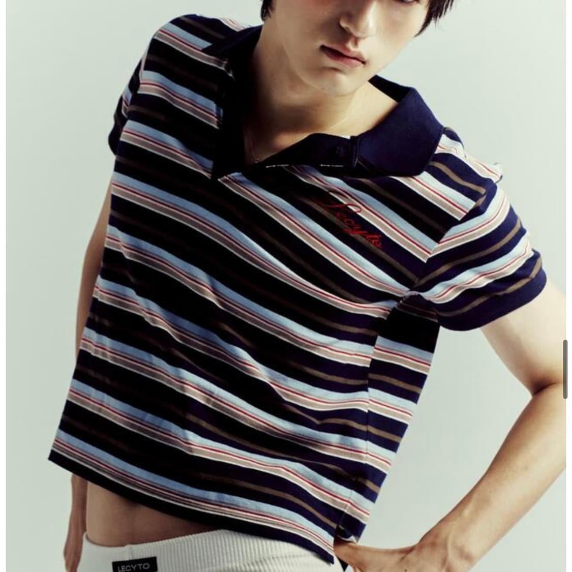Vintage Multi Stripe PK_[Navy] (lecyto) | 후루츠패밀리