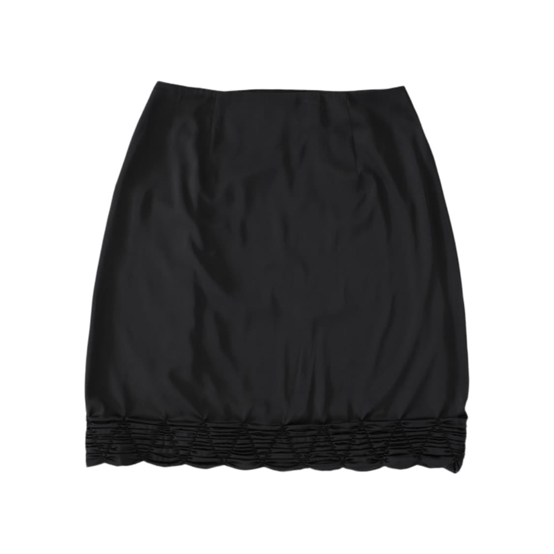 スカート [sankofa puella] Silky rue wrap skirt 산코파퓨엘라 Silky rue wrap skirt (Black) | 후루츠패밀리