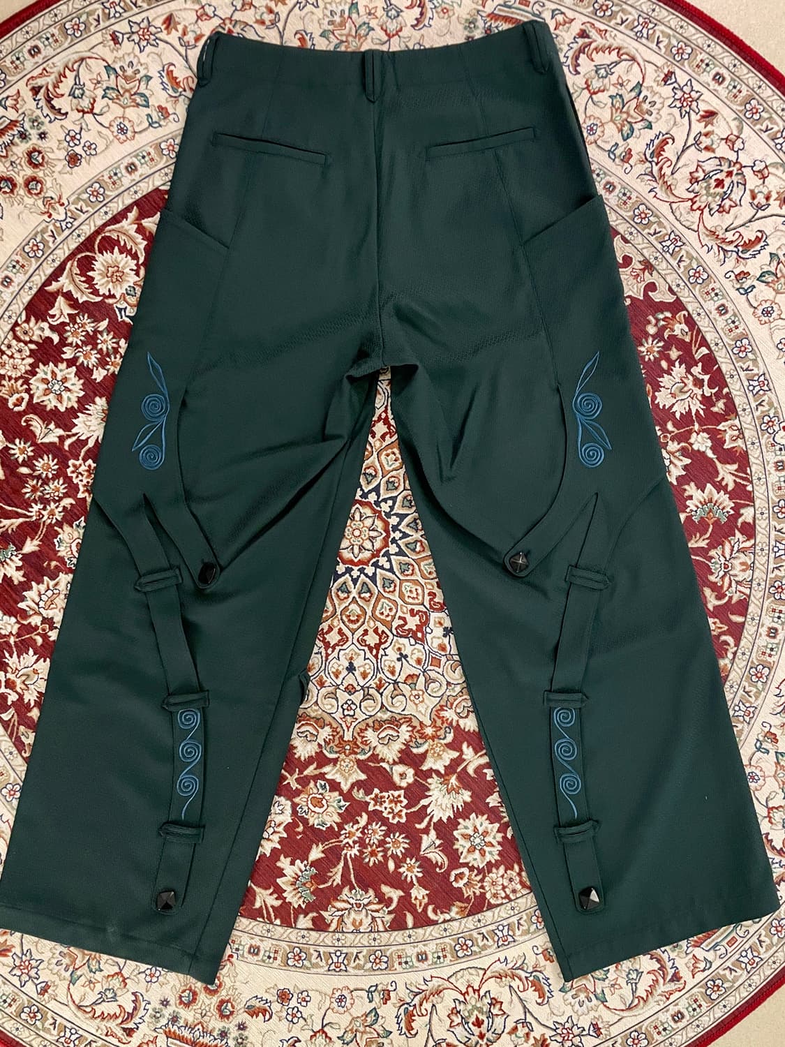 kiko kostadinov nesebur embroideredトラウザー キコ コスタディノフ kiko kostadinov 24SS nesebur embroidered